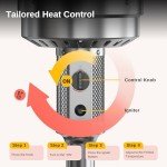 EAST OAK 50,000 BTU Propane Patio Heater