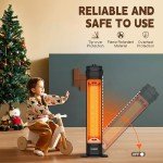 Haimmy 34-Inch Electric Patio Heater, 1500W