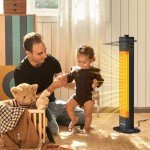 Haimmy 34-Inch Electric Patio Heater, 1500W