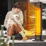 Haimmy 34-Inch Electric Patio Heater, 1500W