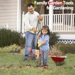 Adjustable Heavy Duty Lawn and Garden Rake