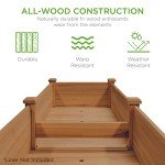 Elevated Wooden Raised Garden Bed Planter Box