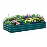 BUTUNITA 8x4 FT Metal Raised Garden Bed