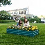 BUTUNITA 8x4 FT Metal Raised Garden Bed