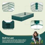 BUTUNITA 8x4 FT Metal Raised Garden Bed