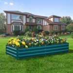 BUTUNITA 8x4 FT Metal Raised Garden Bed