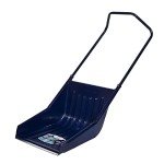 24" High Capacity Poly Sleigh Shovel with Steel Handle