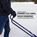 24" High Capacity Poly Sleigh Shovel with Steel Handle
