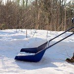 24" High Capacity Poly Sleigh Shovel with Steel Handle