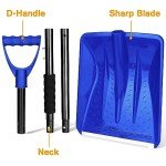 Lightweight Aluminum Snow Shovel for Easy Removal