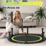 Foldable Mini Trampoline for Indoor Fitness Fun