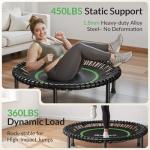 BCAN 40" Foldable Mini Trampoline for Indoor Fun