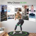 BCAN 40" Foldable Mini Trampoline for Indoor Fun
