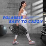 40" Mini Trampoline with Adjustable Bar for Fitness