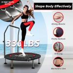 KENSONE 40" Foldable Mini Trampoline for Fitness