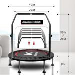 KENSONE 40" Foldable Mini Trampoline for Fitness