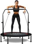 RAVS Adjustable Mini Trampoline for Indoor Fitness