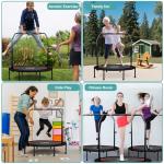 RAVS Adjustable Mini Trampoline for Indoor Fitness