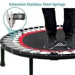 RAVS Adjustable Mini Trampoline for Indoor Fitness