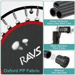 RAVS Adjustable Mini Trampoline for Indoor Fitness
