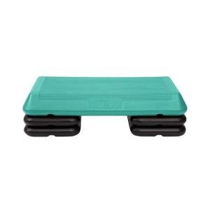 Adjustable Exercise Step Platform with Stackable Risers