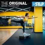 Adjustable Exercise Step Platform with Stackable Risers