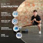 Adjustable Exercise Step Platform with Stackable Risers