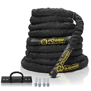 POWER GUIDANCE Battle Rope for Home Workouts