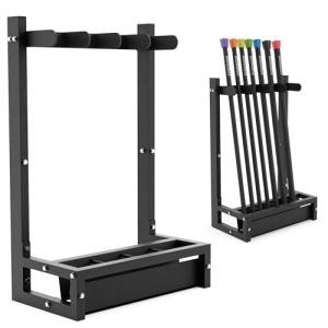Synergee Weight Bar Rack for Home Gym Storage