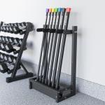 Synergee Weight Bar Rack for Home Gym Storage