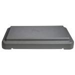 4 Inch Stackable Aerobic Step Platform - Grey