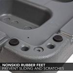 4 Inch Stackable Aerobic Step Platform - Grey