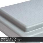 4 Inch Stackable Aerobic Step Platform - Grey