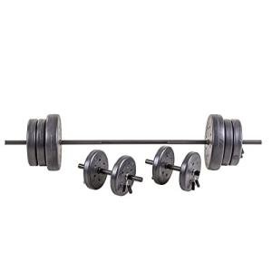 105 Pound Adjustable Barbell Weight Set for Home Gym
