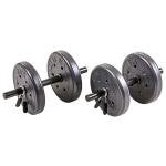 105 Pound Adjustable Barbell Weight Set for Home Gym