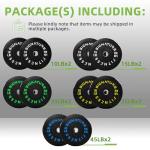 260LB Olympic Bumper Plates with 7FT Barbell