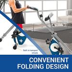 XTERRA Fitness Folding Exercise Bike with 8 Resistance Levels