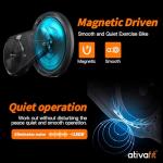 ATIVAFIT 3-in-1 Foldable Stationary Exercise Bike