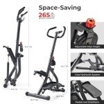 Sunny Health & Fitness Stair Stepper with Handlebar