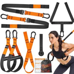 Resistance Training Kit with Suspension Straps and Accessories