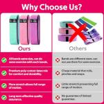 WALITO Fabric Resistance Bands for Legs and Glutes