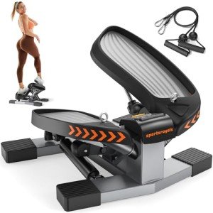 Sportsroyals Twist Stepper with Resistance Bands