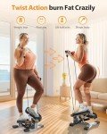 Sportsroyals Twist Stepper with Resistance Bands
