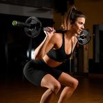 RitFit Olympic Rubber Weight Plates for Barbell