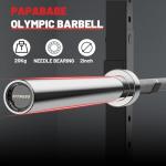PAPABABE 7ft Olympic Barbell - 45lbs, 1000lbs Capacity