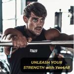 Yes4All 60" Straight Barbell with Lock Collars