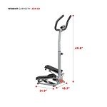 Sunny Health & Fitness 250 lbs Twist Stair Stepper