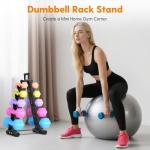 AmazeFan 5-Tier A-Frame Dumbbell Rack