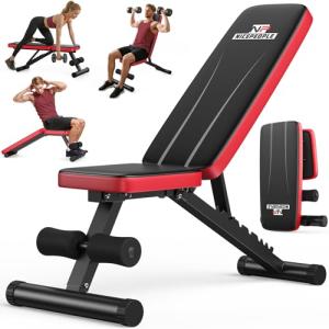 NICEPEOPLE Foldable Weight Bench for Home Gym