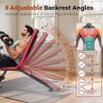 NICEPEOPLE Foldable Weight Bench for Home Gym